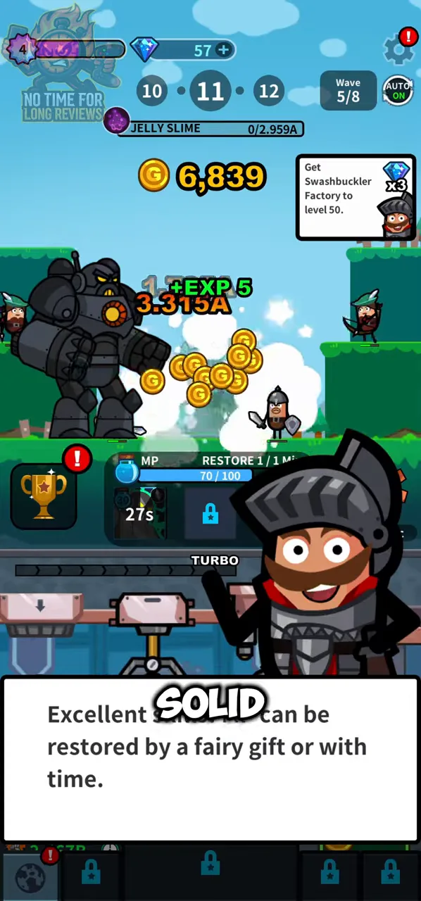 Hero Factory: The robot skill smashing a wave with coins flying everywhere